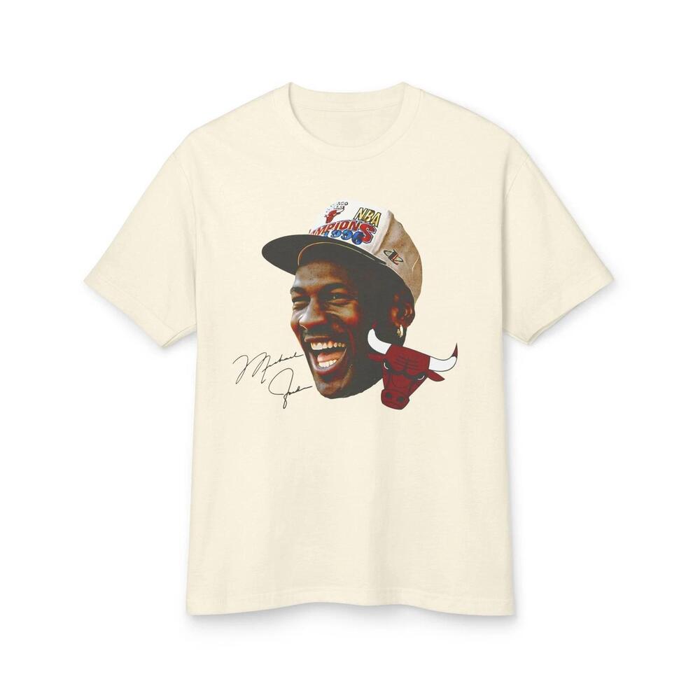 Michael  Graphic Tee Chicago Bulls  Retro Basketball Shirt